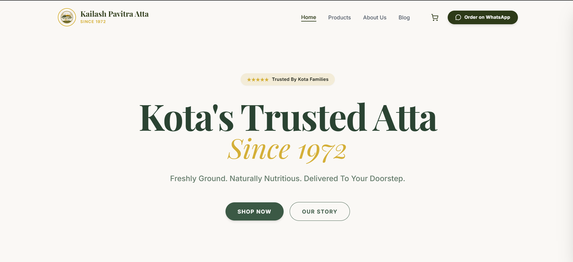 Kailash Pavitra E-commerce